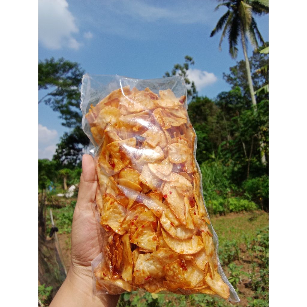 

keripik singkong pedas manis 250gram homemade