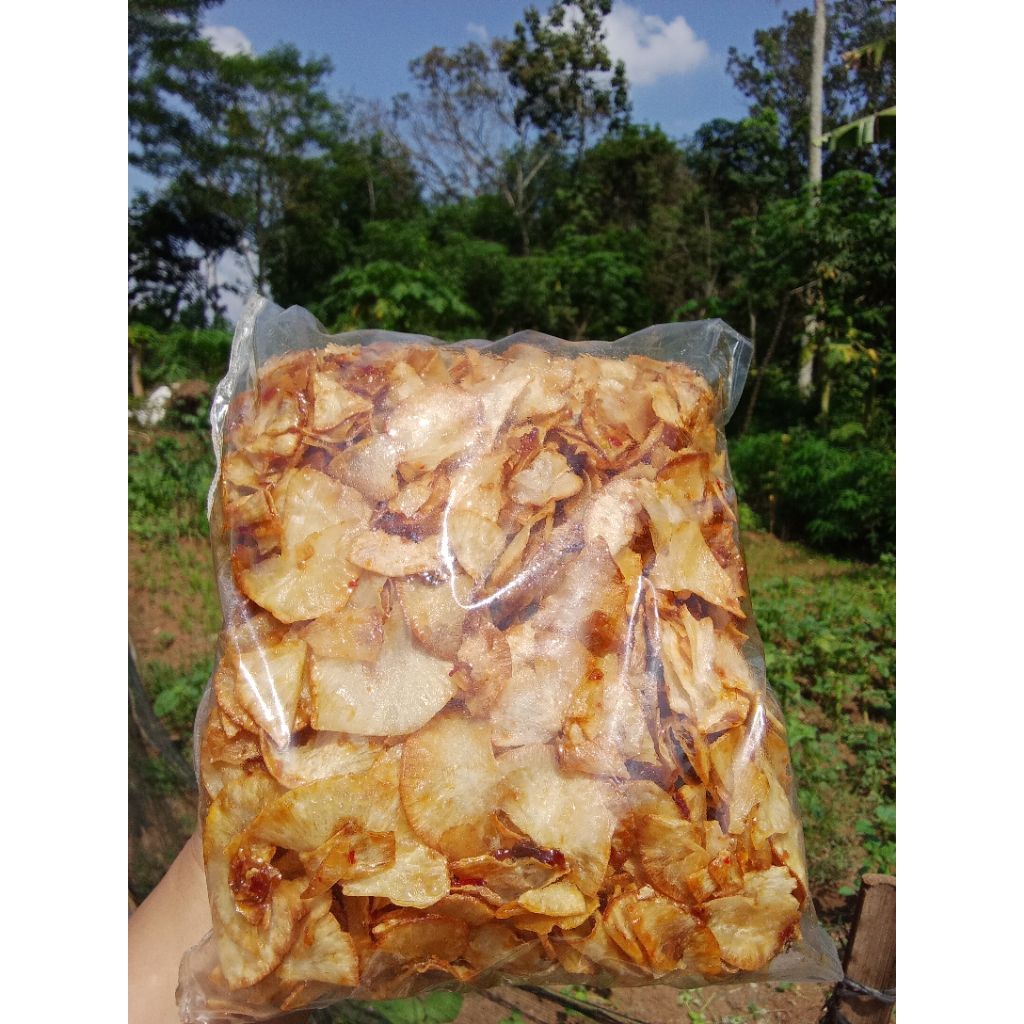 

keripik singkong pedas manis 500gram homemade