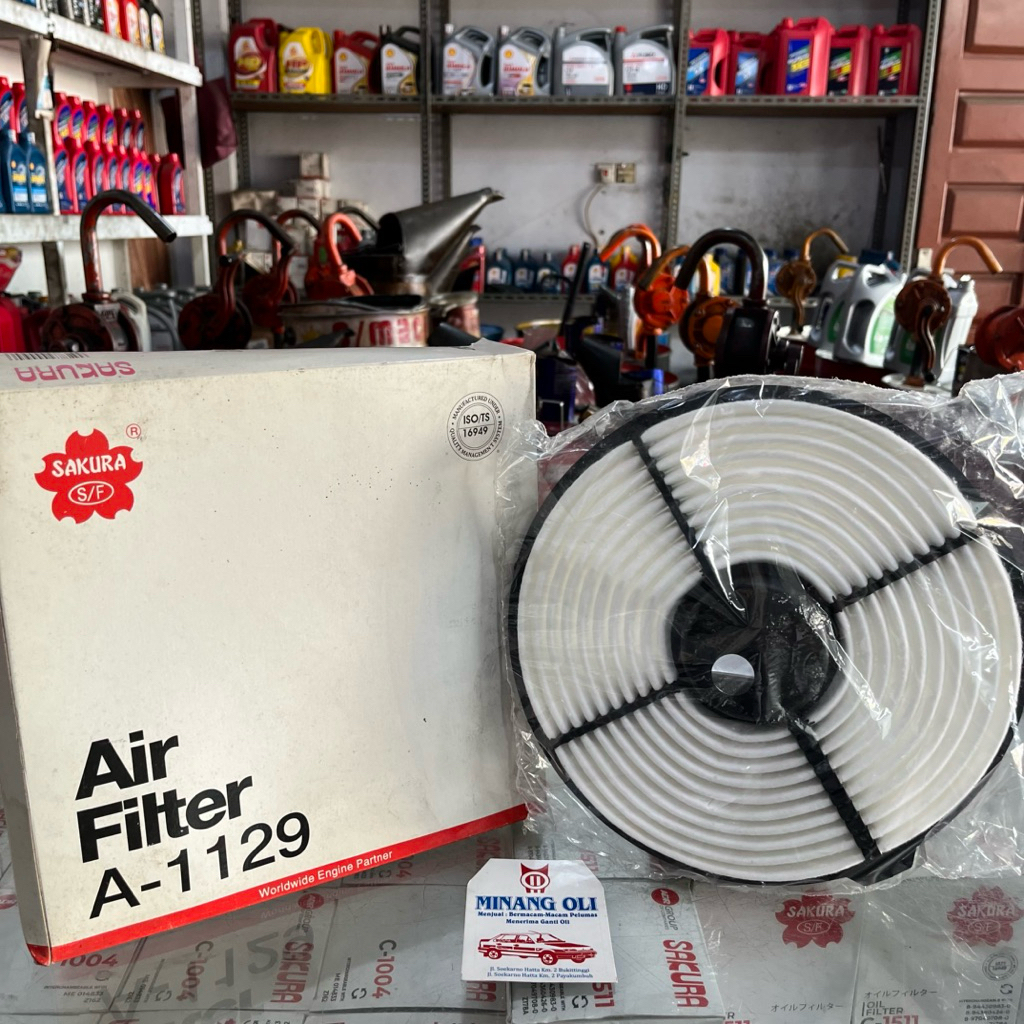 Filter Saringan Udara Toyota Starlet / Air Filter Sakura A-1129 Original