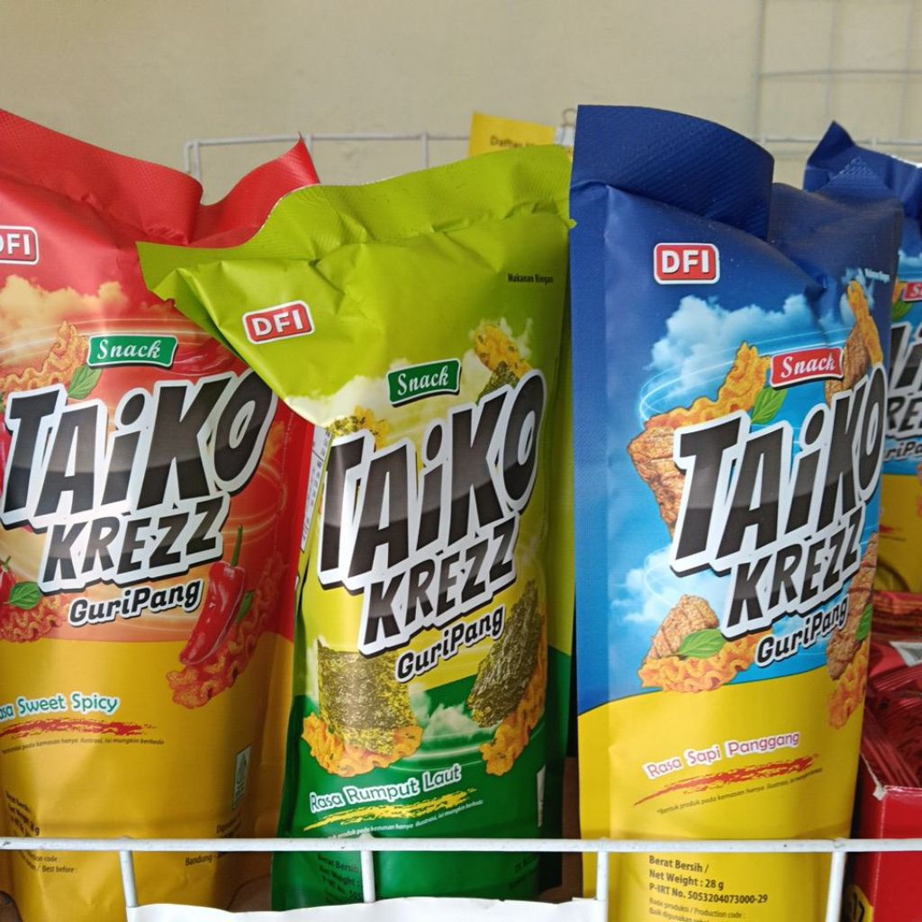 

Taiko kress krezz kemasan 28 gram Guripang