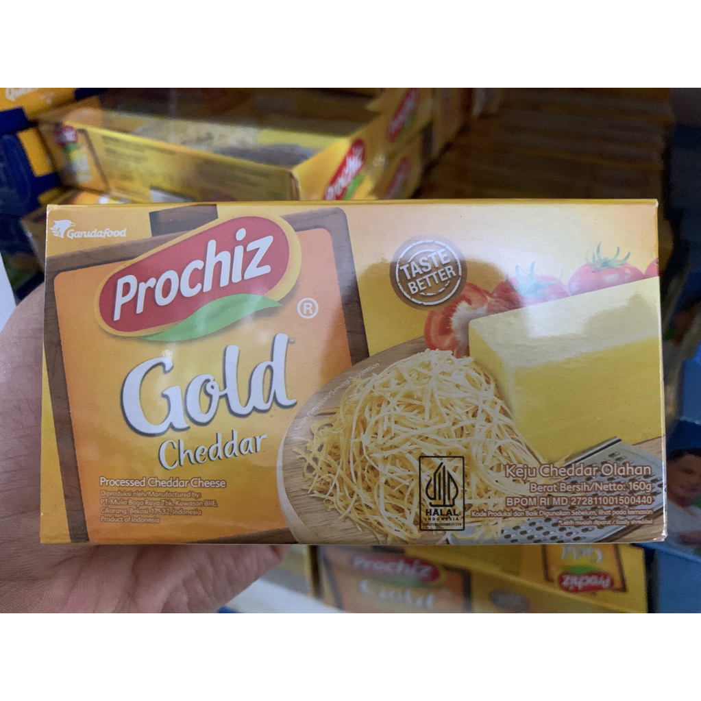 

Prochiz gold, cheddar, quick melt, moza 160g