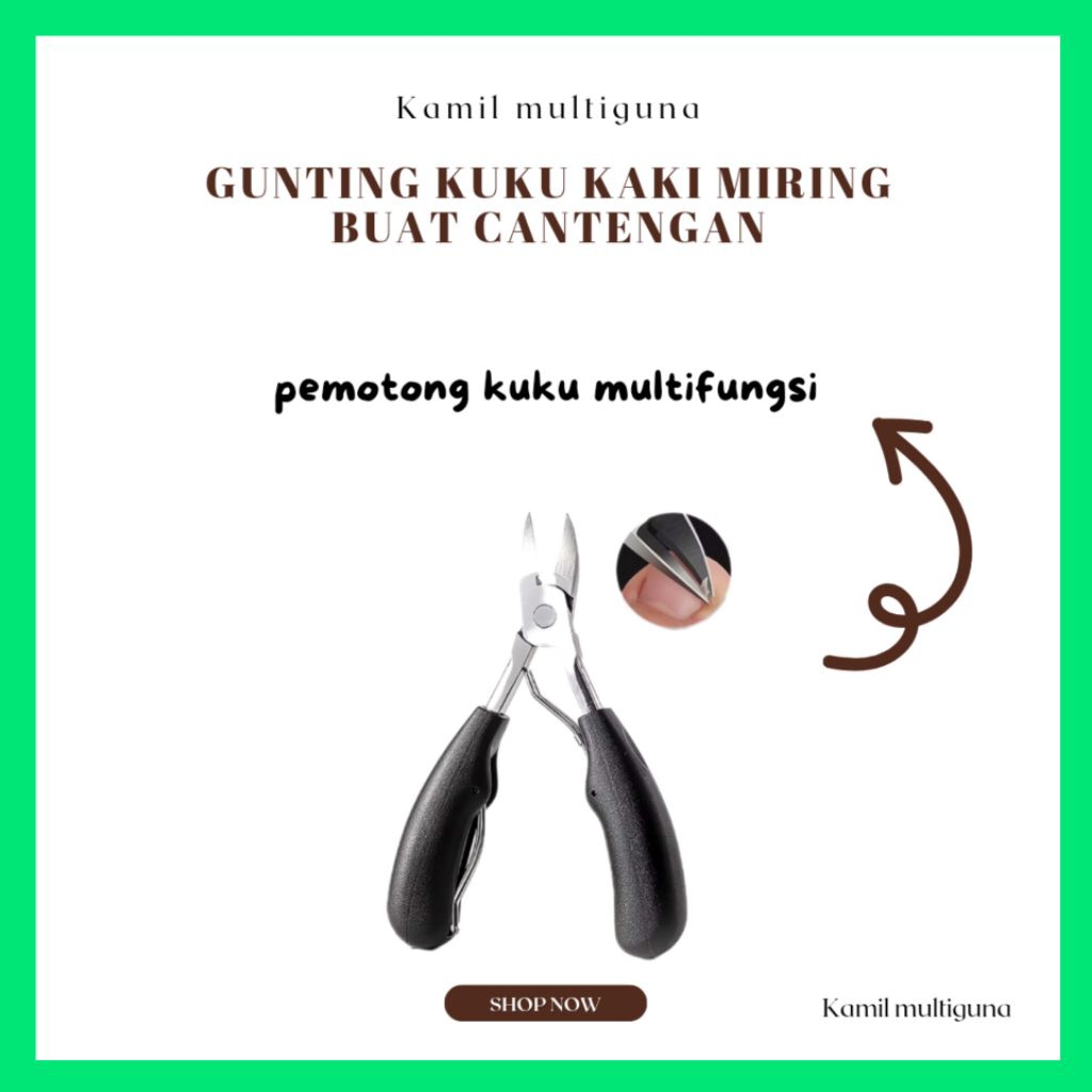 GUNTING KUKU KAKI ANTI CANTENGAN STAINLESS ALAT PEMOTONG KUKU CANTENGAN ALAT CANTENGAN ALAT CANTENGA