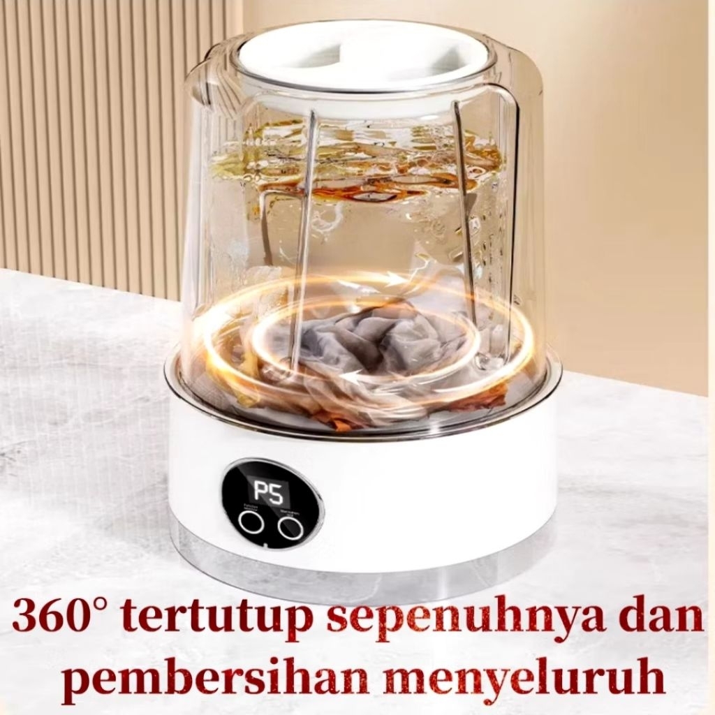 Mesin Cuci Mini Kapasitas 1L. mesin cuci underwear kaos kaki pakaian bayi upgrade version