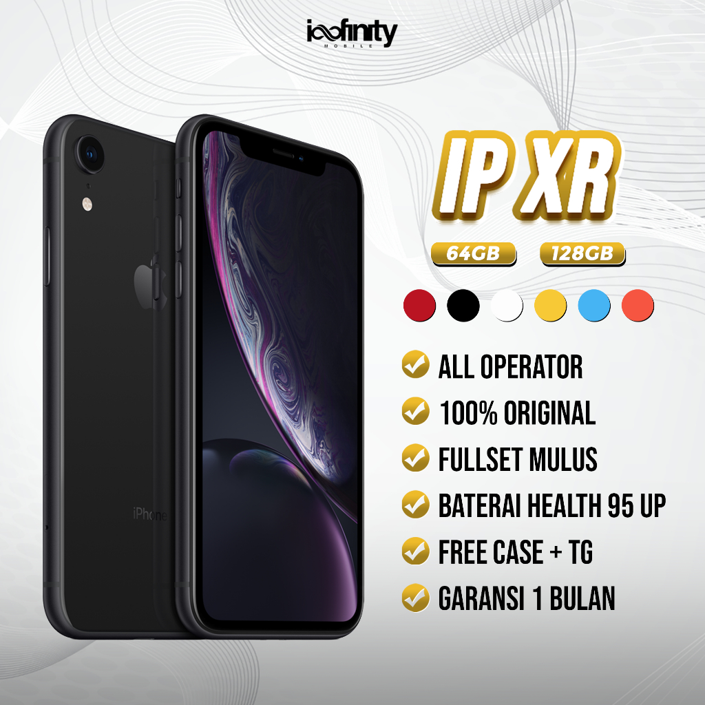 HP iP XR 64GB - 128GB SECOND FULLSET ALL OPERATOR