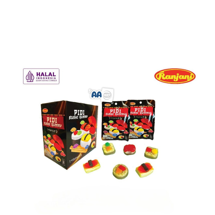 

PIDI SUSHI GUMMY BOX ISI 12