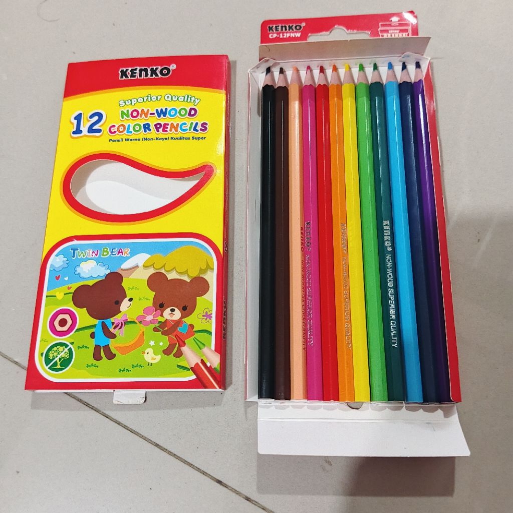 

Pensil Warna Kenko 12 Warna