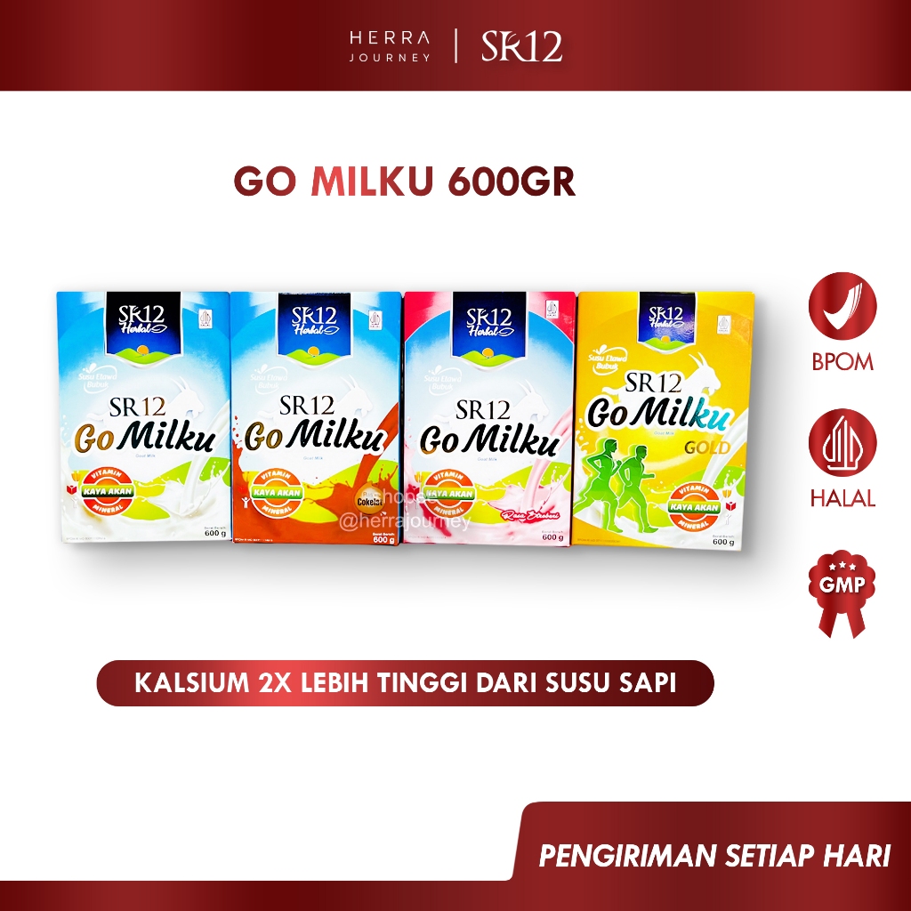 

SR12 - Go Milku All Varian 600gr (Susu Kambing Etawa Original / Coklat / Strawberry / Gold)