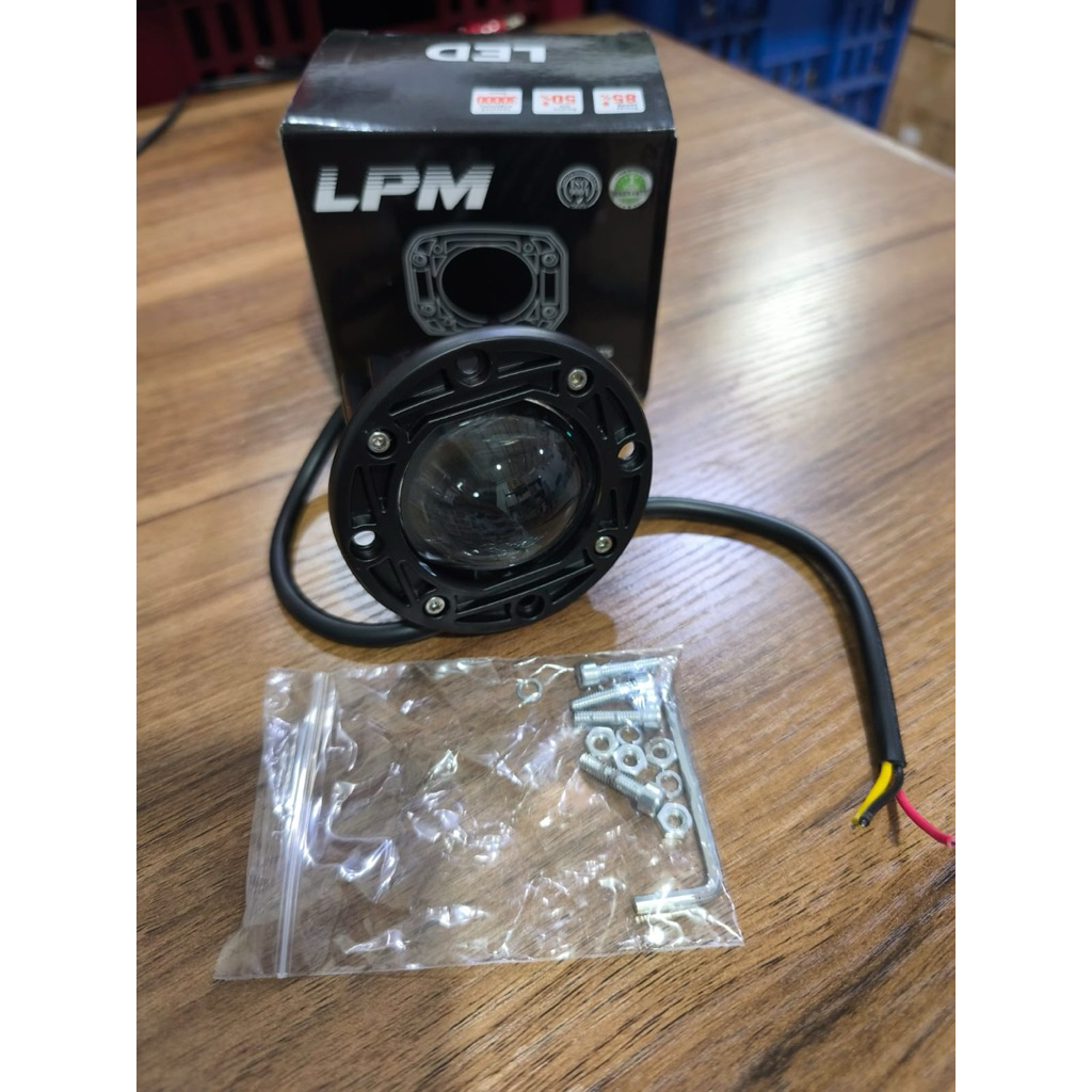 Lampu Tembak Sorot LED Bumper FOGLAMP BUMPER FOGLAMP 3 INCH Cut Off 2 warna Full Aluminium lpm