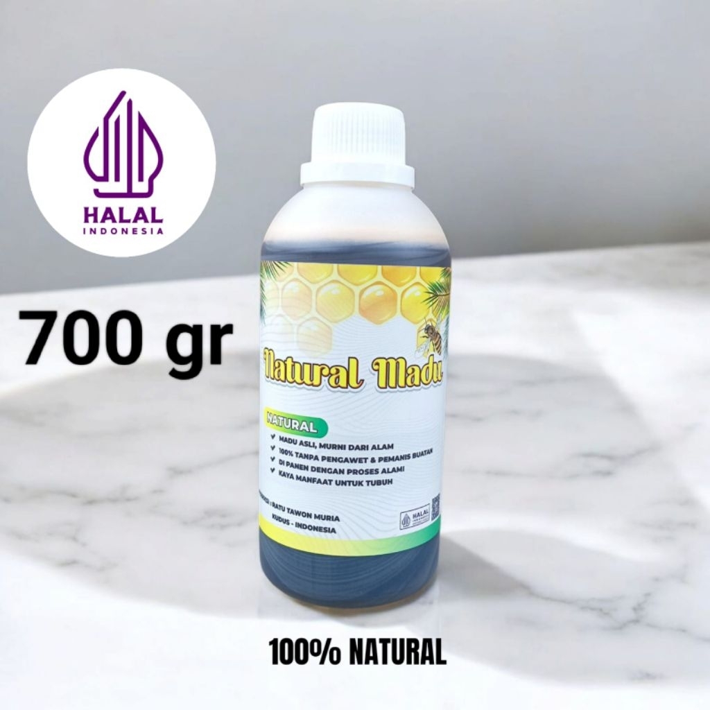 

Madu Alam Murni Asli 100% Non Campuran 700 gr