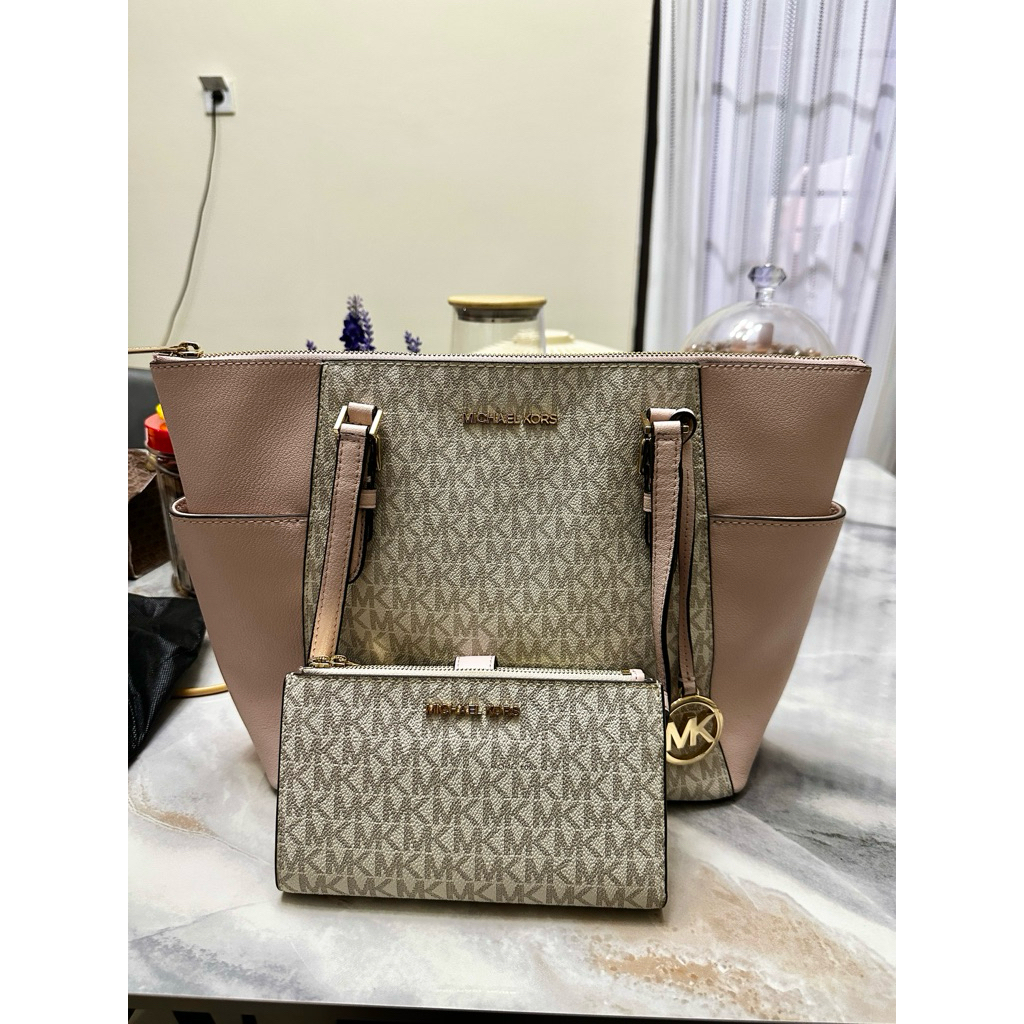 Preloved MK Jet Set Soft Pink