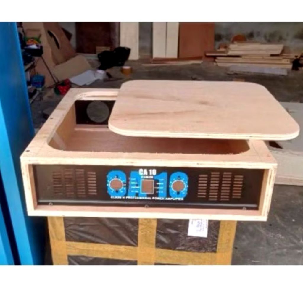 Box Power CA 10 Triplek Tebal 12mm Lengkap Plat Depan Belakang