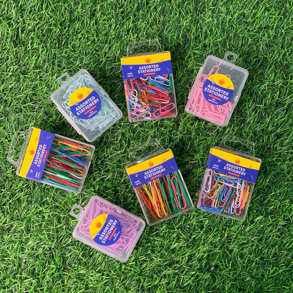 

Penjepit Kertas Warna & Pastel dalam Kemasan Kotak Paper Clip Kingco