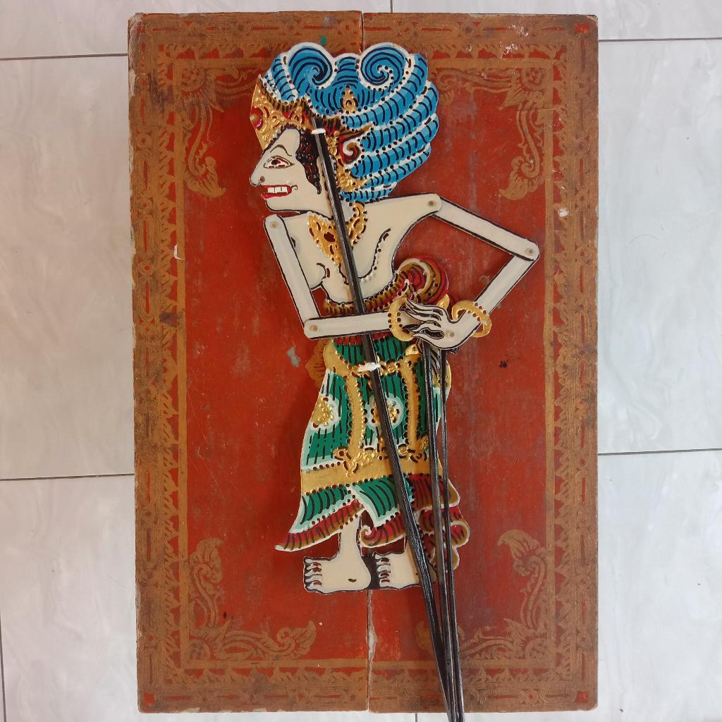 Wayang Kertas Karton Dewi Kunti Bali