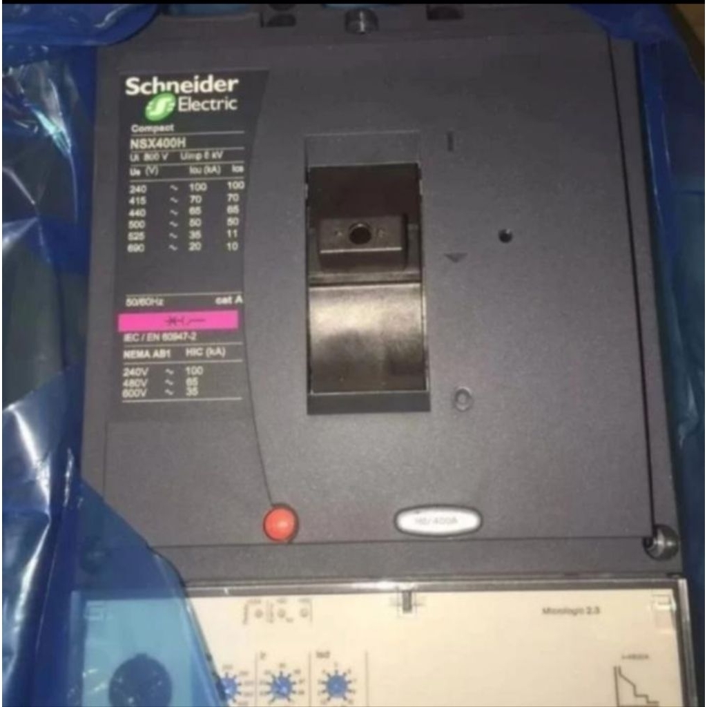 MCCB SCHNEIDER NSX400H 3P 400A