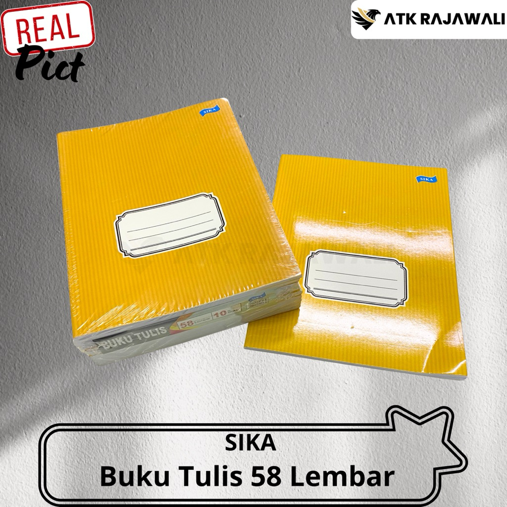 

(Pack) Buku Tulis 58 Lembar Motif Craft Sampul Coklat