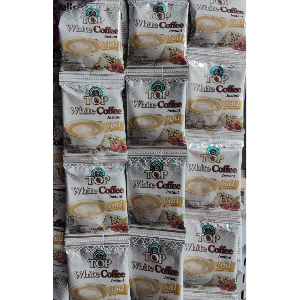 

top white coffee 1 renteng isi 10 Sachet
