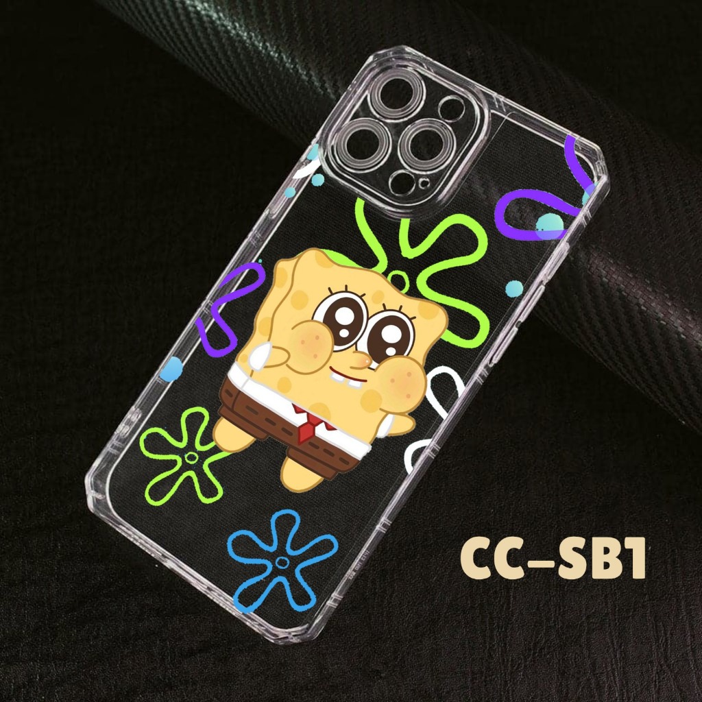 Custom Case Bucin | Softcase Custom All Type | Free Request Custom Case HP - Couple Case Spongebob