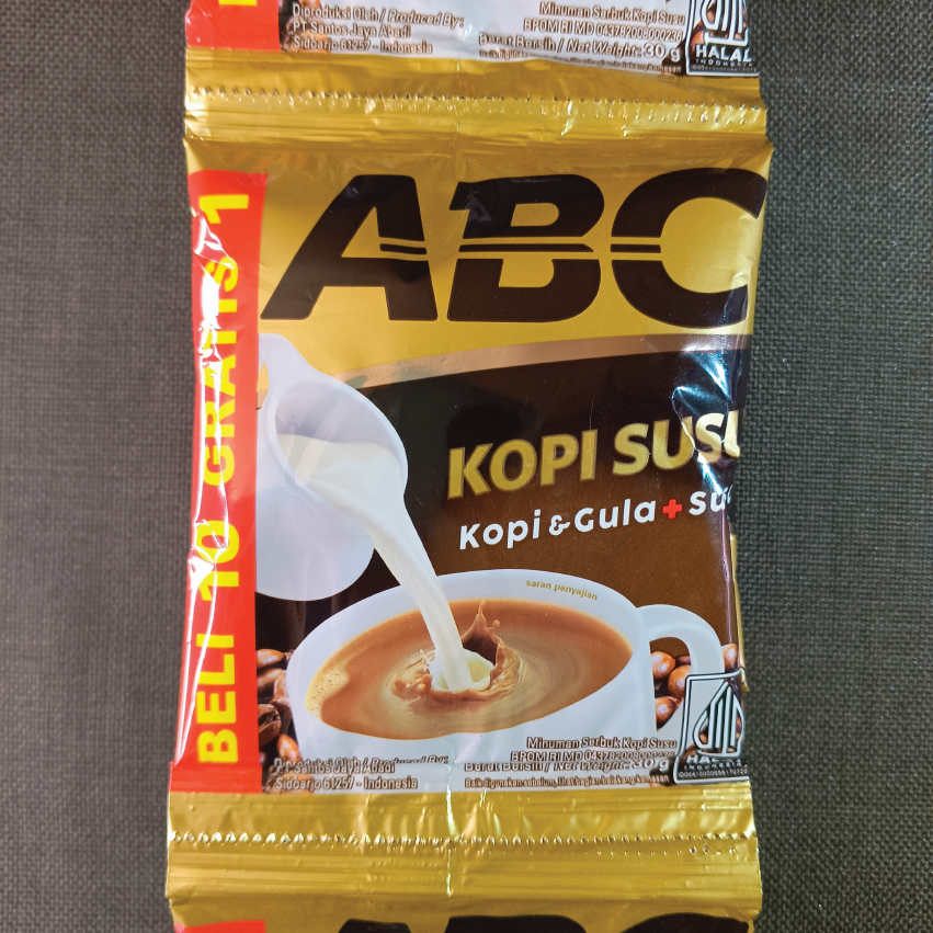

**Kopi ABC Susu – Perpaduan Kopi, Gula & Susu yang Pas!**