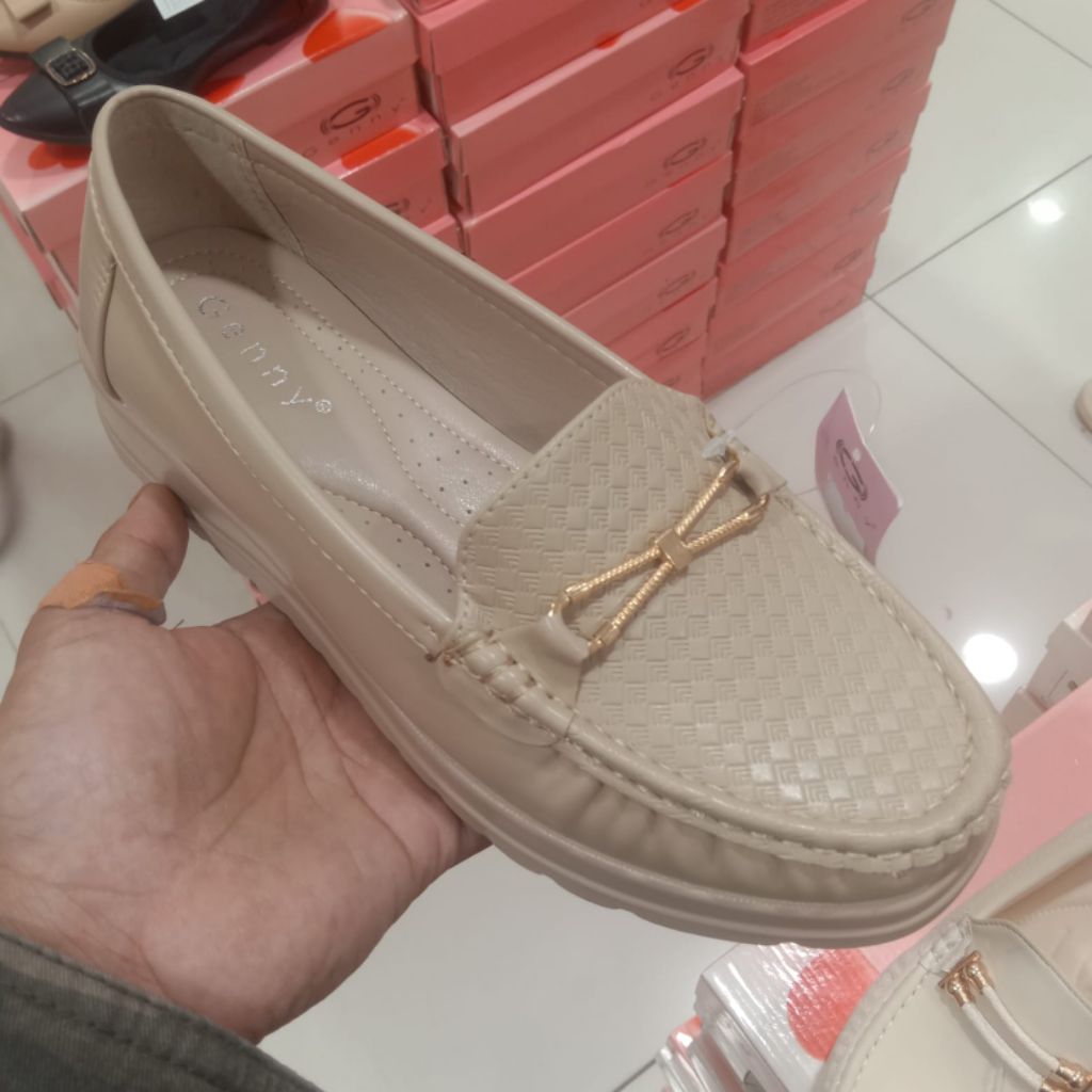 GENNY SEPATU WEDGES WANITA - SEPATU SLIP ON ORIGINAL