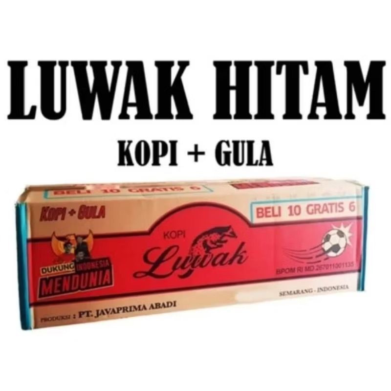 

Kopi luwak hitam dan luwak white kartonan