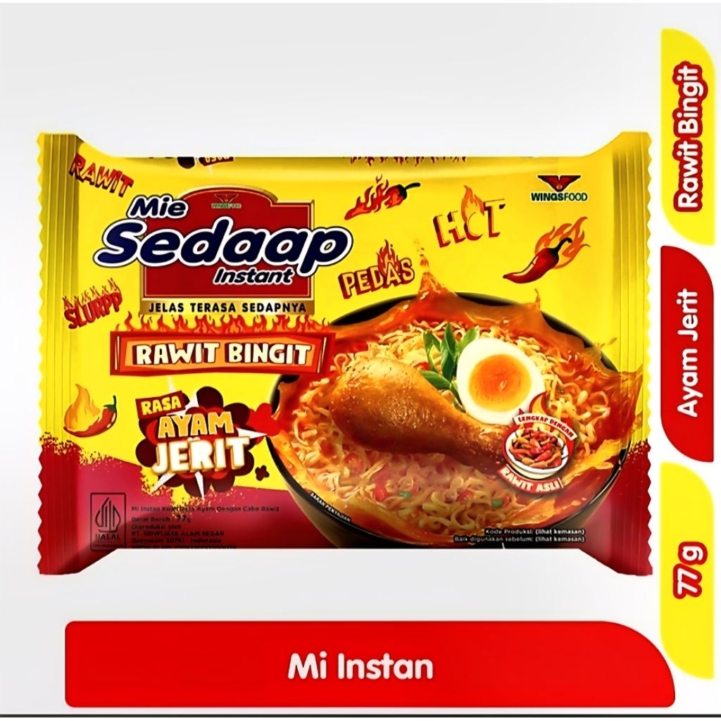 

SEDAAP MI INSTAN AYAM JERIT RAWIT 77gr