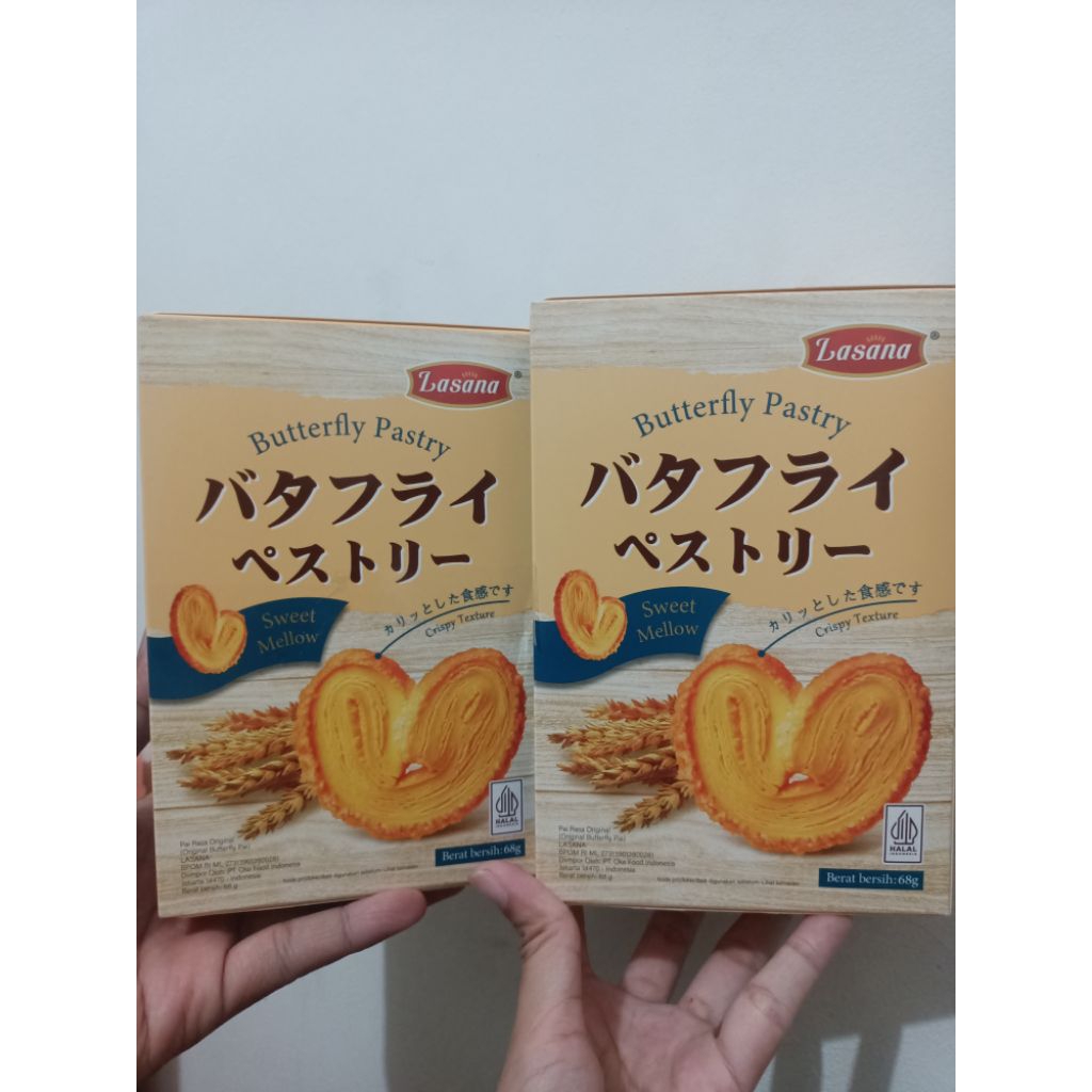 

BUY 1 GET 1 LASANA BUTTERFLY PASTRY 68GR