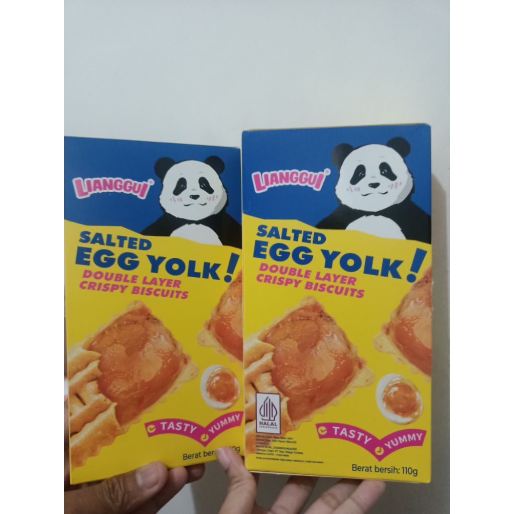 

PROMO!BUY1 GET1 LIANGGUI PANDA SALTED EGG YOLK 110GR