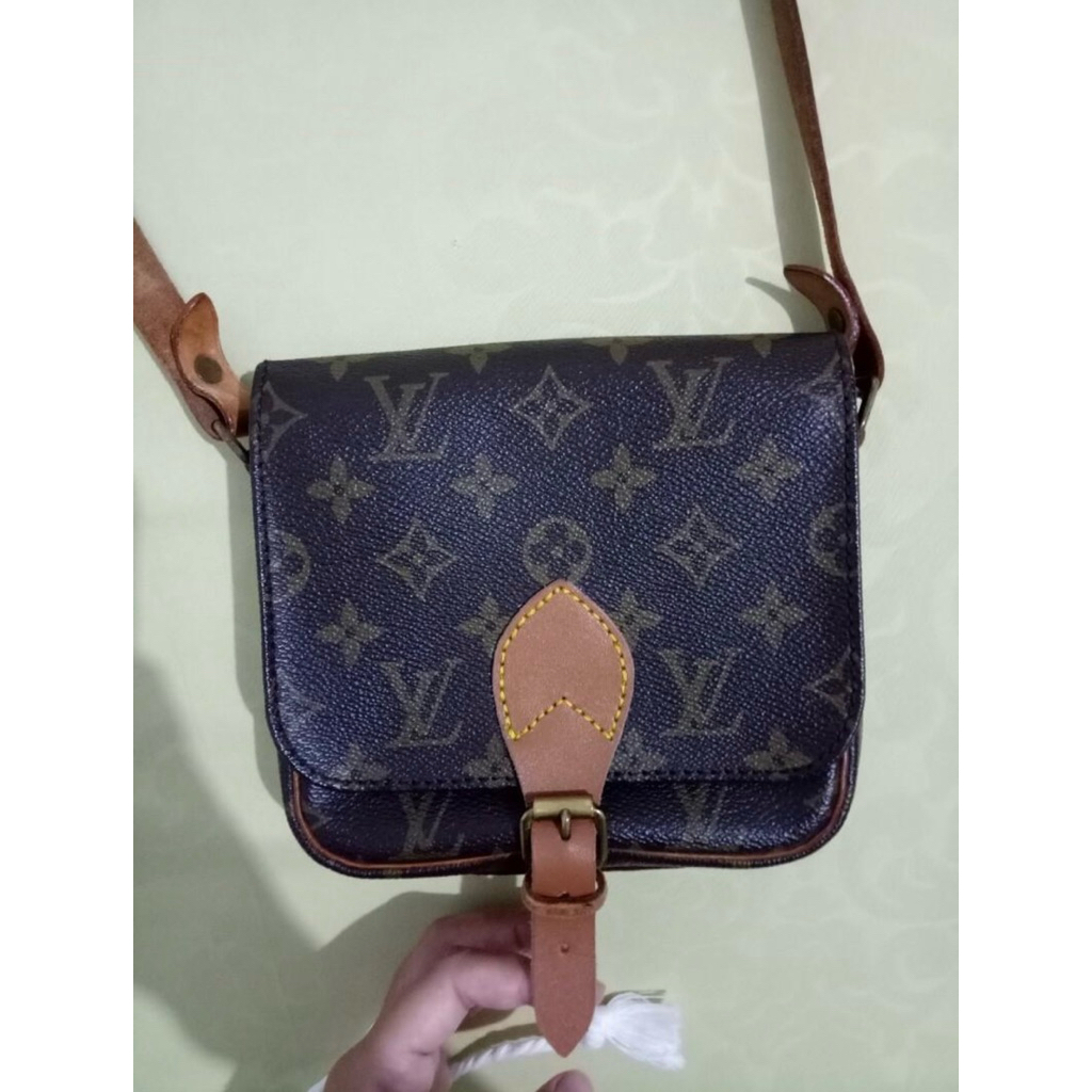 Tas Authentic Louis Vuitton Cartouchiere PM Bag LV Vintage Bekas Preloved