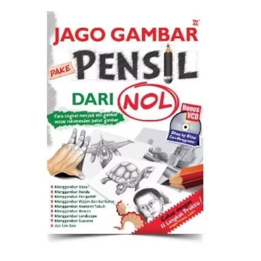 

Buku Jago Gambar Pake Pensil Dari Nol (Plus CD)
