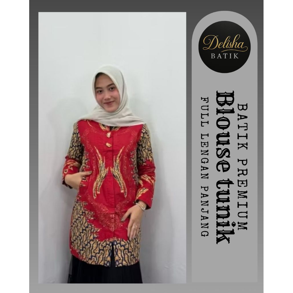 batik blouse tunik | batik wanita modern | batik set couple lengan panjang | batik eksklusif | batik