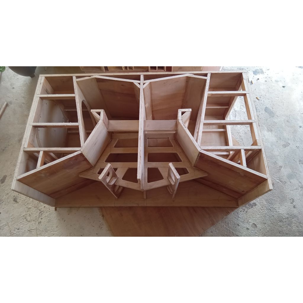 Box speaker cla double 18 inc bahan tebal 18 mm mentahan