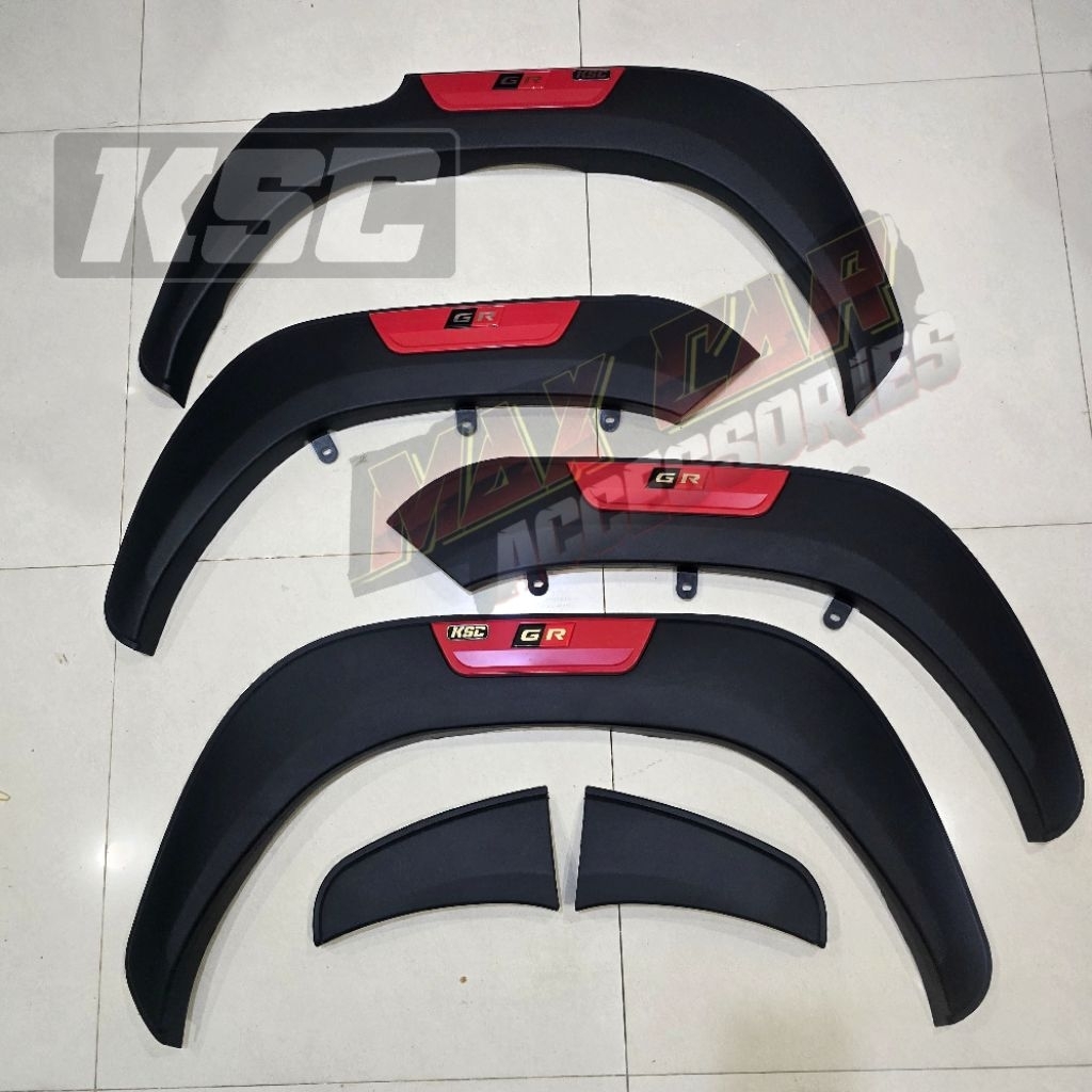 Over Fender HILUX DC REVO ROCCO 2016 2017 2018 2018 2019 2020  PLASTIK