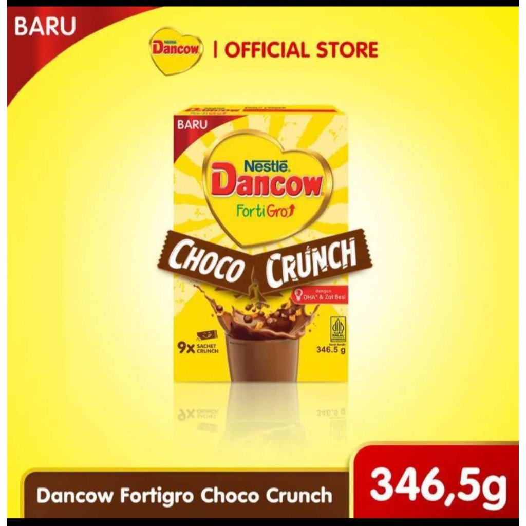 

Dancow Fortigro Choco Crunch 346,5gram (ED 2026)