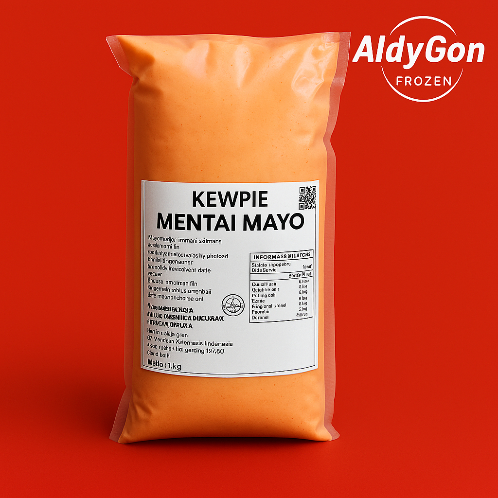 

Kewpie Mentai Mayo 1kg - Saus Mayo Rasa Mentai Jepang Halal