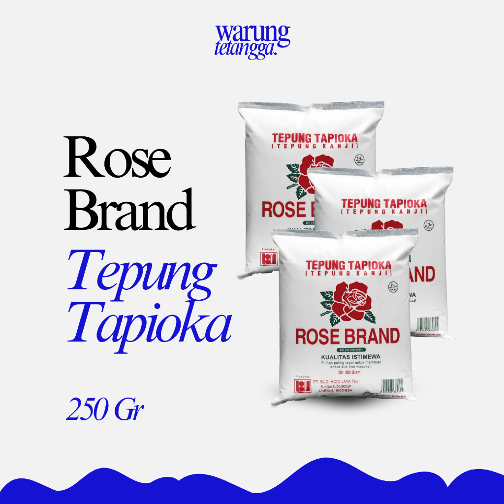 

ROSE BRAND TEPUNG TAPIOKA 250GR 500GR