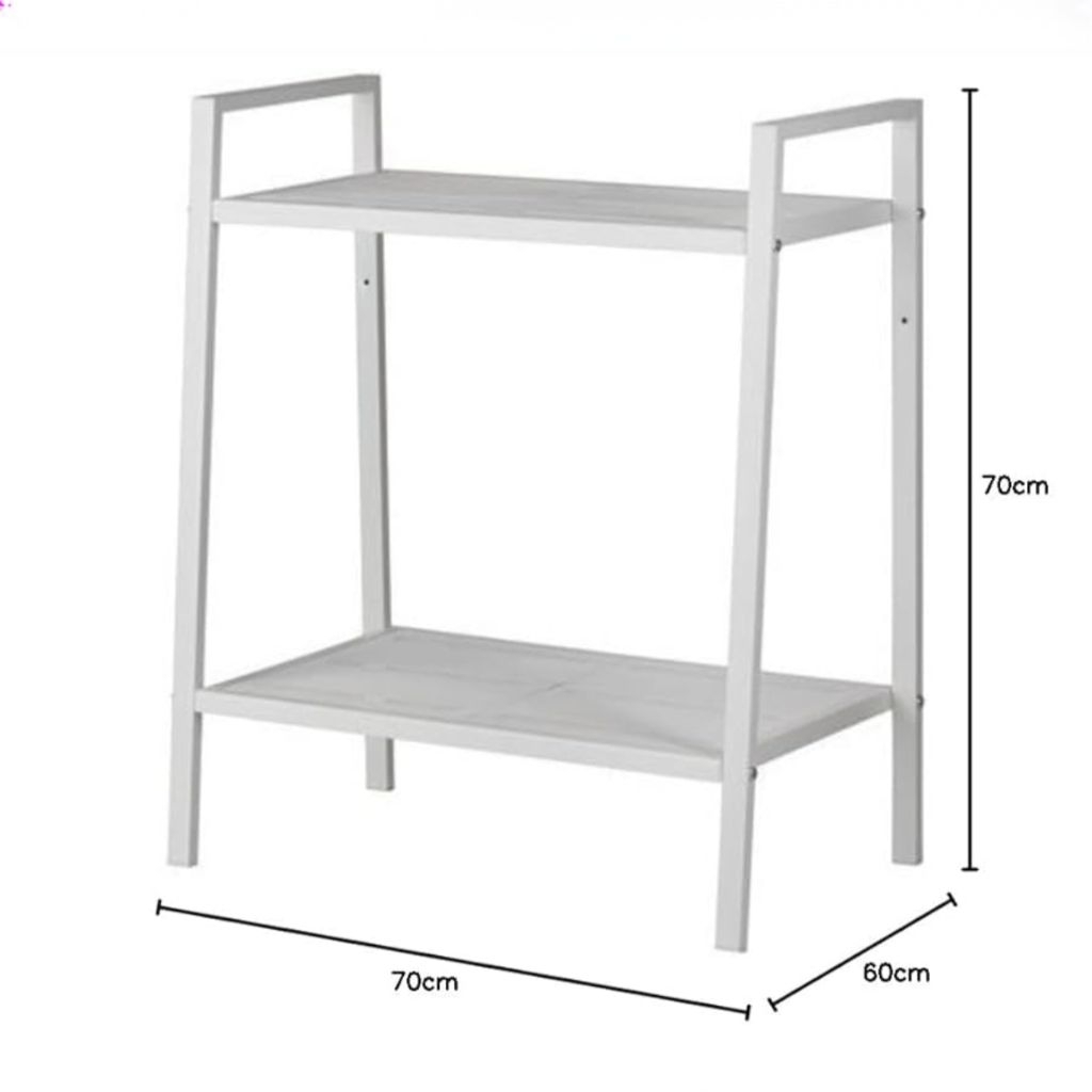 Preloved Branded IKEA LERBERG MINI rak putih rak buku furniture rumah rak tinggi mainan