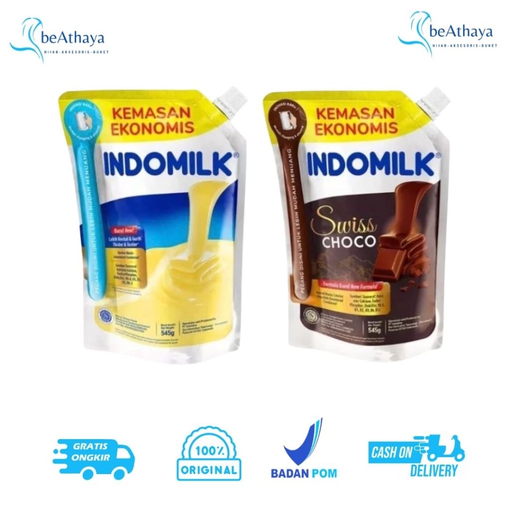 

Indomilk Susu Kental Manis Pouch 545g