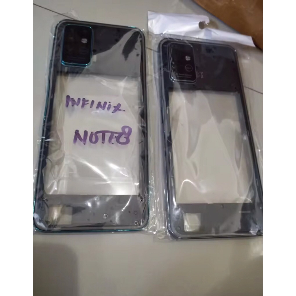 bezel tulang samping tutup mesin infinix note 8 x692