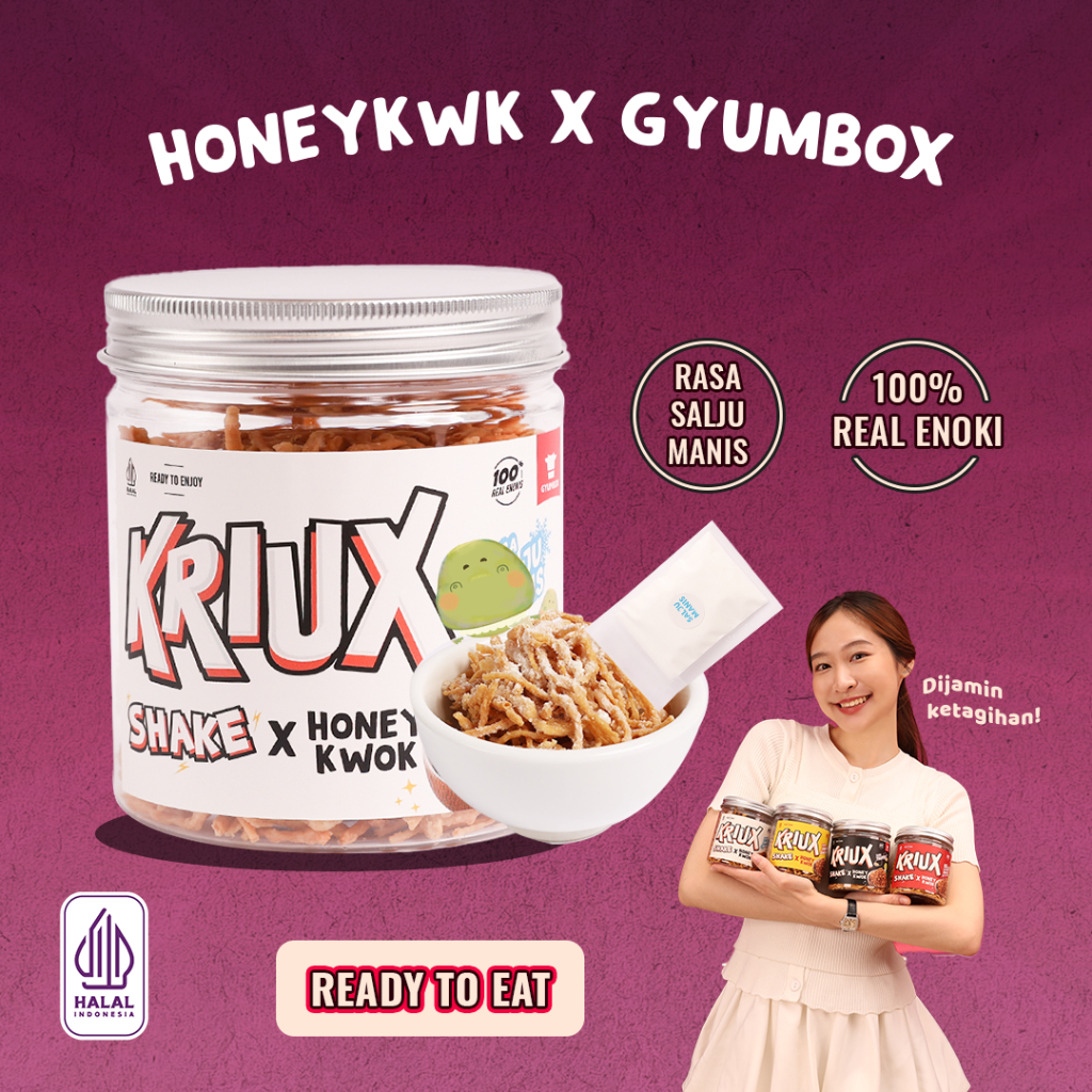 

Kolaborasi Honeykwk x Gyumbox kriux salju manis