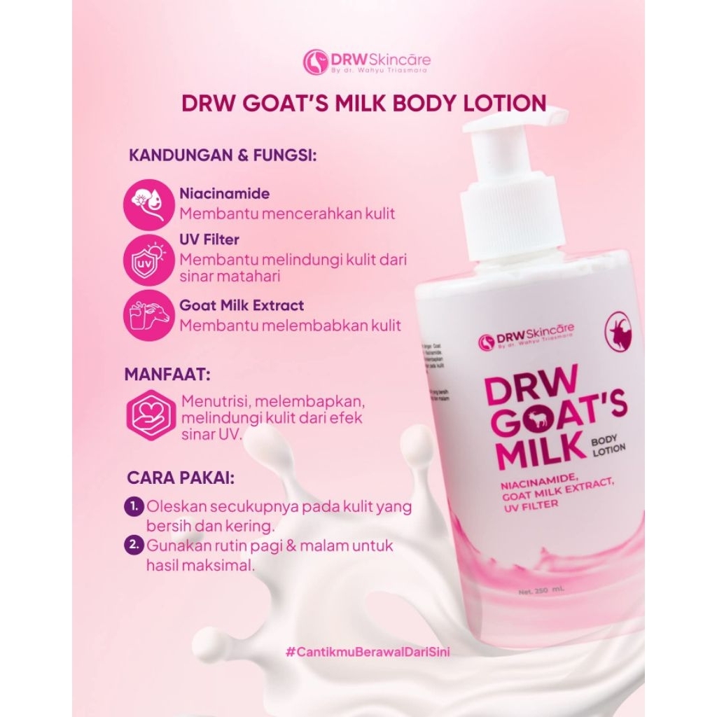 DRW Goats Milk Body Lotion DRW Skincare