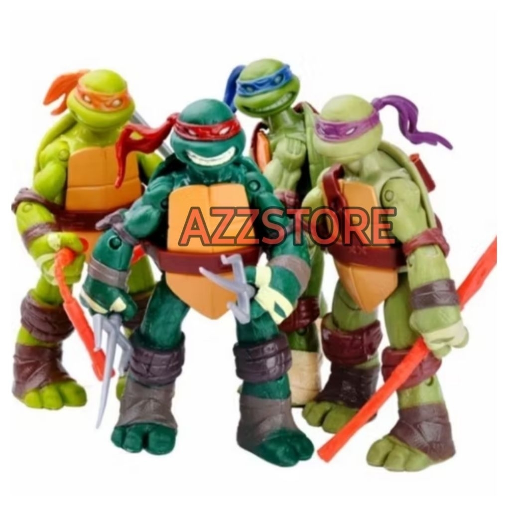 HARGA SATUAN Action Figure Ninja Turtles Mainan Pajangan Kura-kura Ninja Kura Kura Ninja