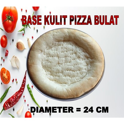 

BASE YUMMY KULIT ROTI PIZZA UKURAN DIAMETER 24 CM (HARGA PER PCS)