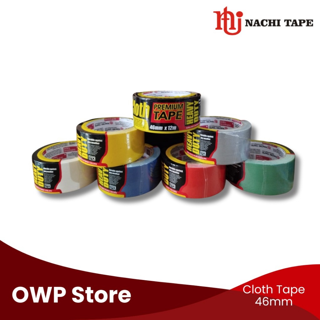 

Lakban Kain Nachi 2 Inch / 46mm x 12 m