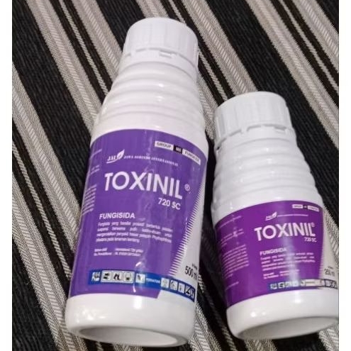Fungisida TOXINIL 720 SC.Bahan aktif: KLOROTALONIL 720SC.