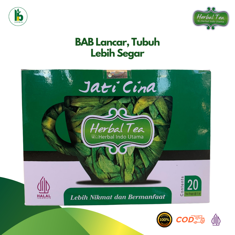 

HIU (Herbal Indo Utama) Teh Jati Cina - Membantu melancarkan buang air besar | 40 gram