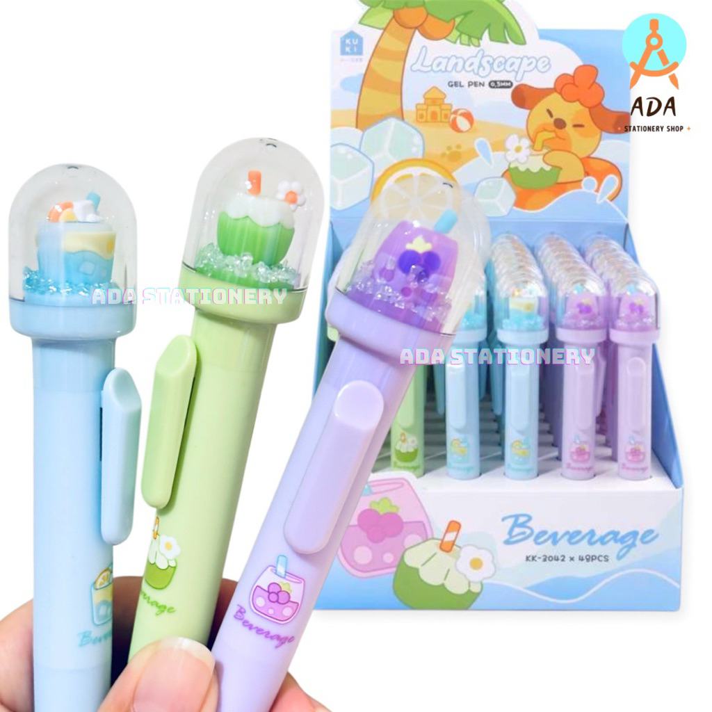 

PENA KUKI BEVERAGE LANDSCAPE/ KK3042/GEL PEN KUKI/pulpen lucu premium
