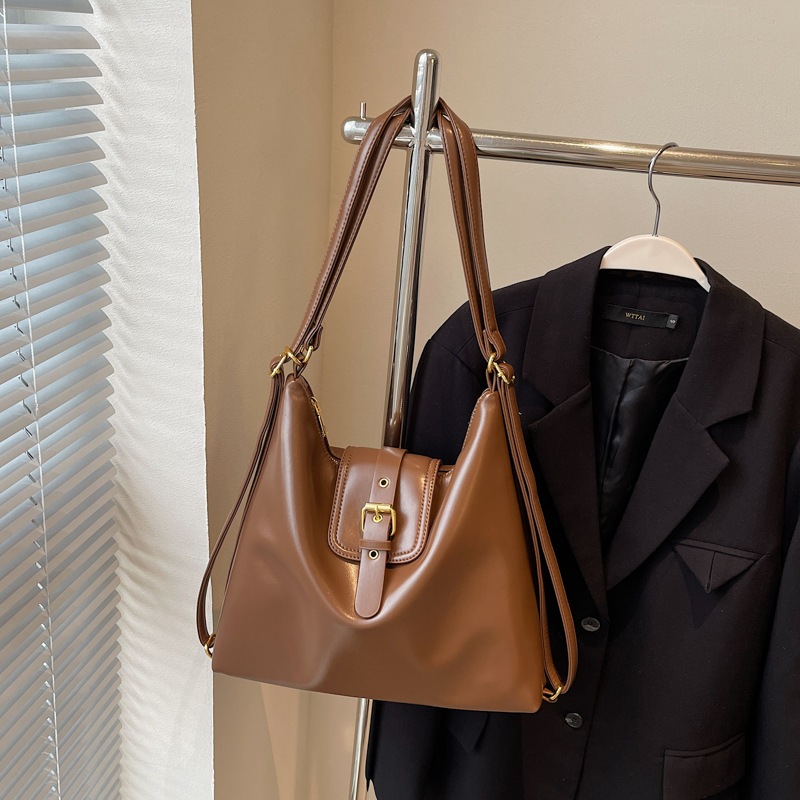 Tas Selempang Wanita Korean Style - Tote Bag & Shoulder Bag Size Besar, Model Renda & Liontin Terbar