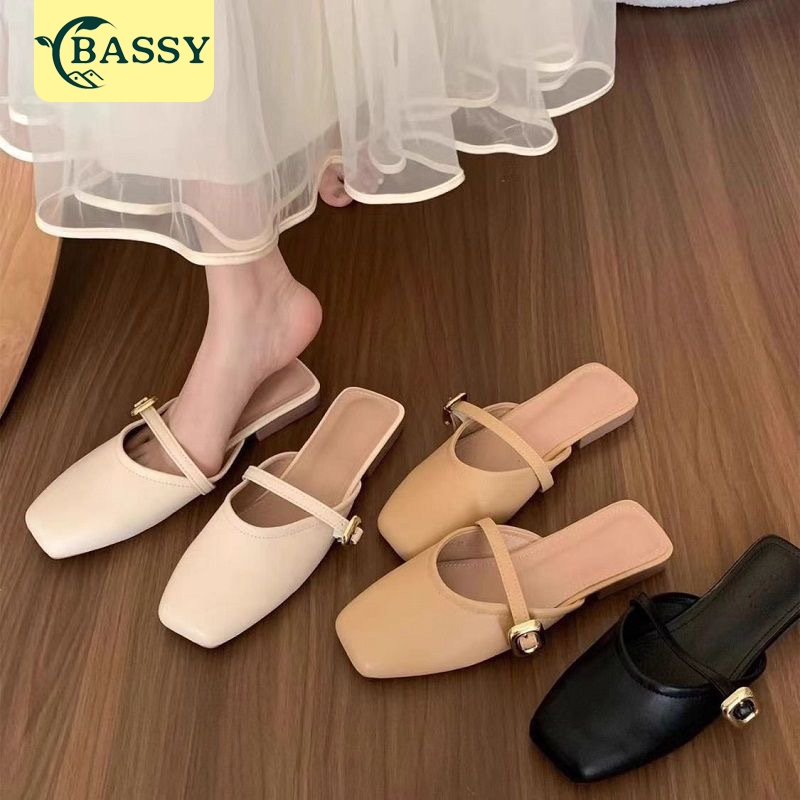 Sendal Wanita Kekinian Nyaman Selop Kondangan Cantik Bahan Lentur Mewah Keren Terbaru Remaja Lebaran