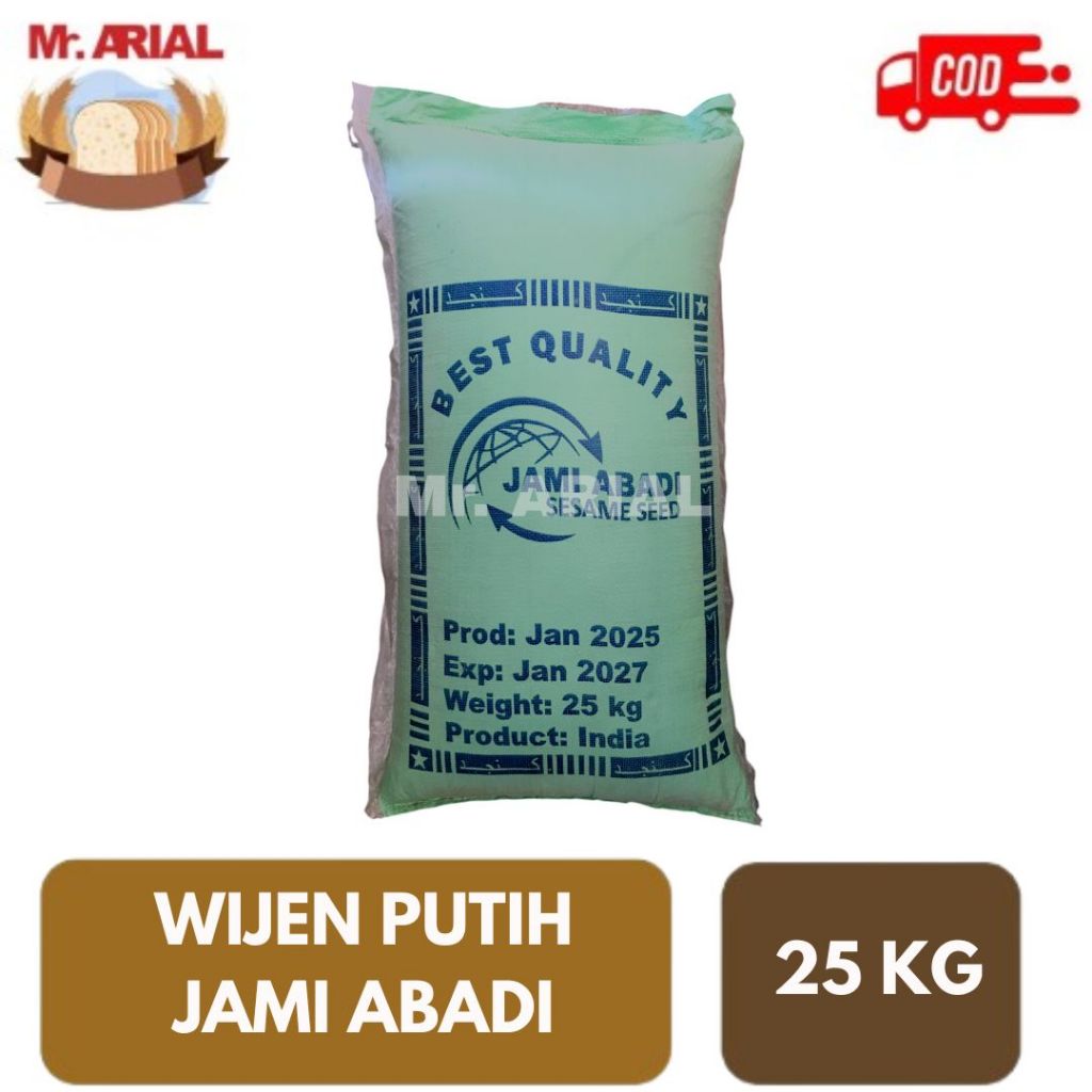 

Wijen Putih Jami Abadi 25 kg/ Wijen Putih 25 kg