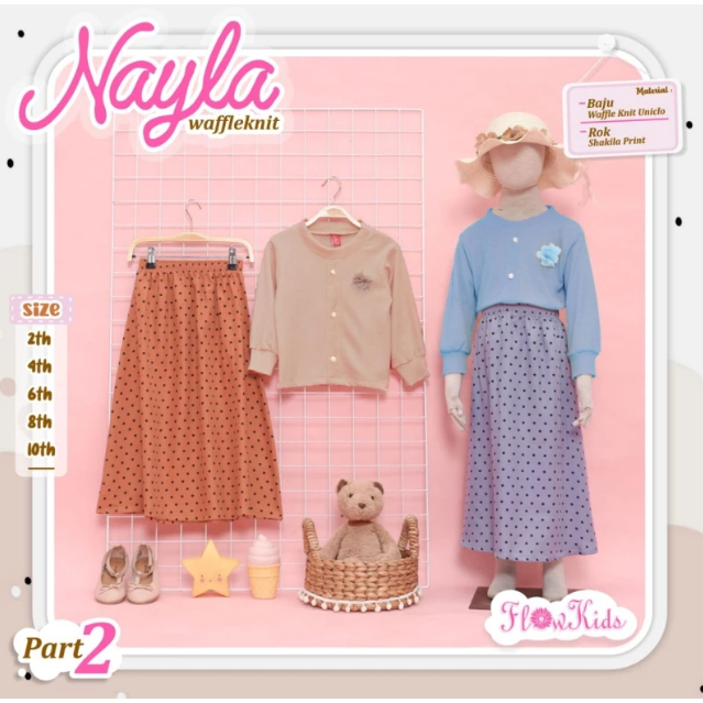 SETELAN ANAK NAYLA WAFFLEKNIT by FLOWKIDS